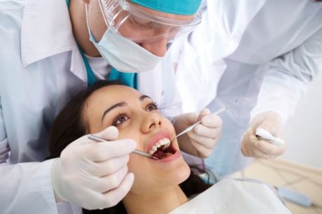 Pacjentka u stomatologa